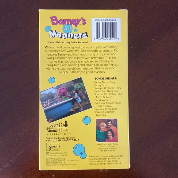 Barney set of 3 VHS tapes Fun & Educational videos - Picture 4 of 6